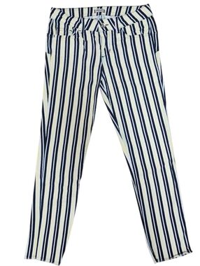 Liu Jo , White & Yellow Striped Denim Jeans.